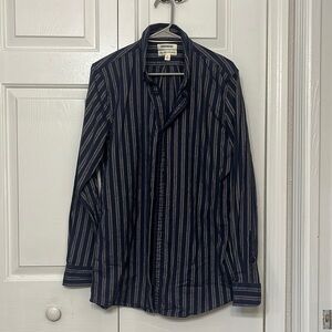 Men’s Striped Button Down Shirt - Size: MT
